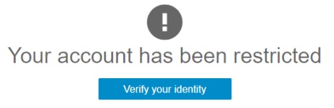 Linkedin restricted