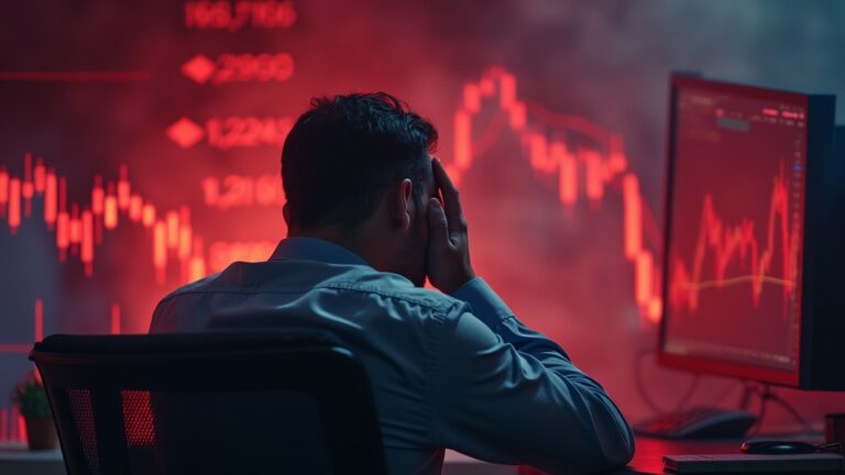 Crashing market image